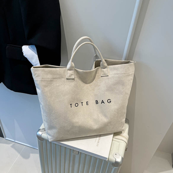Ženska Tote torba velike kapacitete, retro DuPont slova, ležerna i svestrana za posao i putovanja