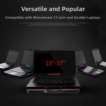Chladič na notebook so 6 ventilátormi, vzduchové chladenie, dotykové ovládanie, model Thin Ice 6, plastové telo