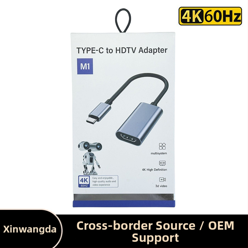 Cablu adaptor Type-C la HDMI, model XWD-11, cupru, interfață HDMI, viteză de transfer 5