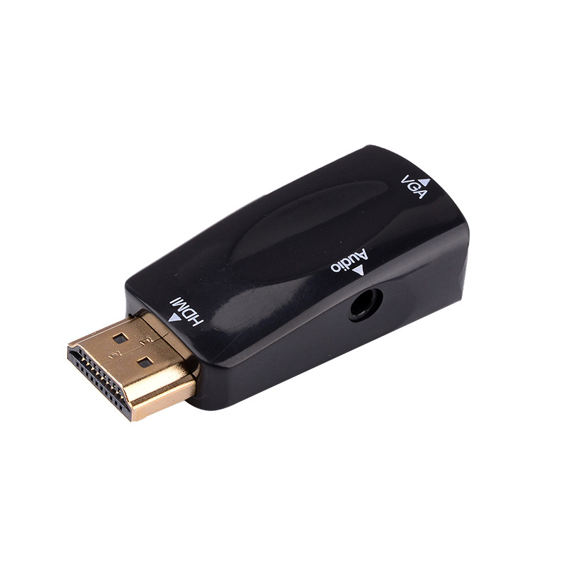 Αντάπτορας HDMI σε VGA με ήχο για Υπολογιστή/Προβολέα, 1080p, Χαλκός πυρήνας