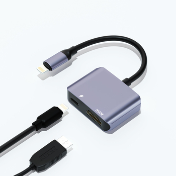 HDMI konverzijski kabel za zrcaljenje zaslona na iOS, 1080p, bez napajanja