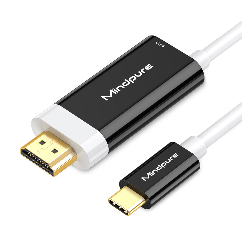 Kabel Type-C na HDMI, 4K kompatibilan, duljina 2 m, LT8711UXD čip, jezgro od cínovanog bakra, model AD062/AD061