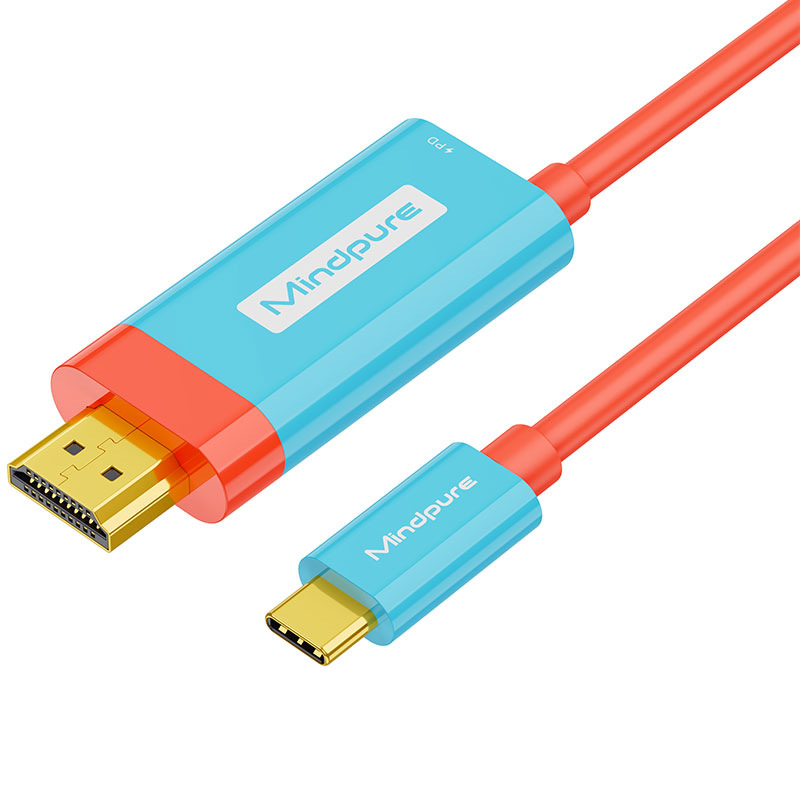 Kabel Type-C na HDMI, 4K kompatibilan, duljina 2 m, LT8711UXD čip, jezgro od cínovanog bakra, model AD062/AD061