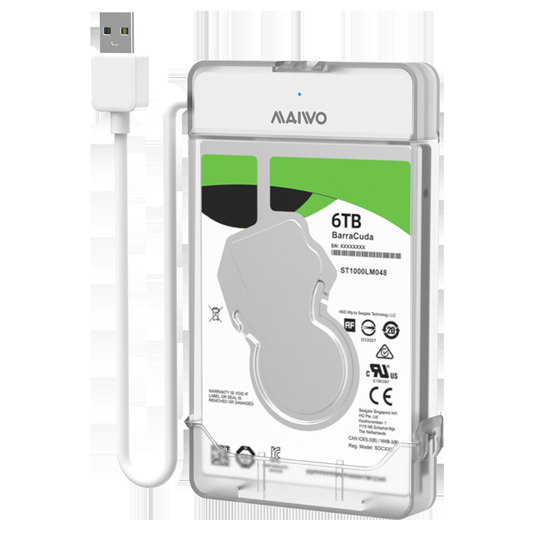 K104A USB 3.0 προς SATA προσαρμογέας καλώδιο, πυρήνας από χαλκό, ABS πλαστικό