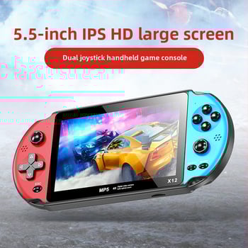 Nešiojama žaidimų konsolė su ACT veiksmo žaidimais, 8GB atmintis, USB jungtis, AV vaizdo ir garso išvestis, paprasta operacinė sistema