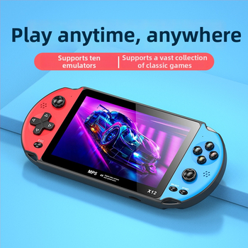 Nešiojama žaidimų konsolė su ACT veiksmo žaidimais, 8GB atmintis, USB jungtis, AV vaizdo ir garso išvestis, paprasta operacinė sistema