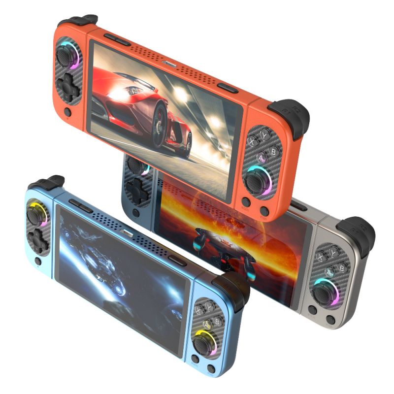 Joystick žaidimų konsolė — 64 GB atminties, Open source + Android OS, belaidis ryšys, USB sąsaja, veiksmo žaidimai