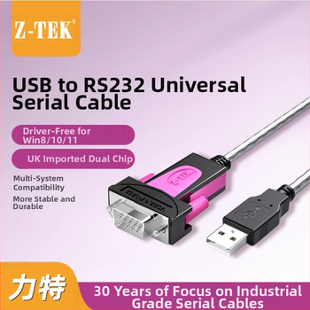 USB na RS232 sériový kábel, priemyselnej triedy, FT232 čip, model 533C, Z-TEK