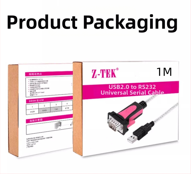 USB na RS232 sériový kábel, priemyselnej triedy, FT232 čip, model 533C, Z-TEK