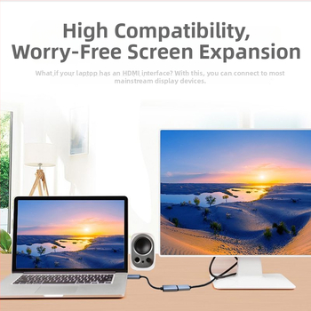 Convertor HDMI către DP VALCON XD-HD008 – 4K60Hz, interfață DP, cip importat