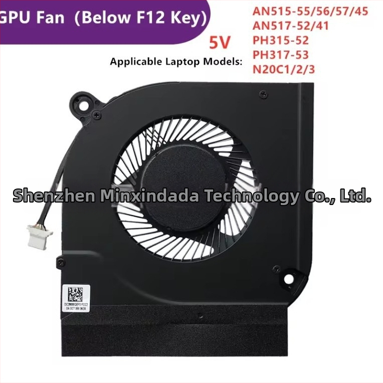 Notebook chladiaci ventilátor pre Acer An515-55, An517-52, PH317-53, PH315-52 – 1 ventilátor