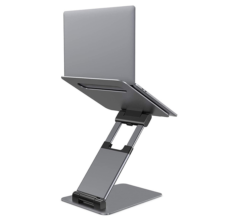 Držač za laptop – prilagodljiv, sklopiv, od aluminijske legure, 1,88 kg, predstavljen 2023