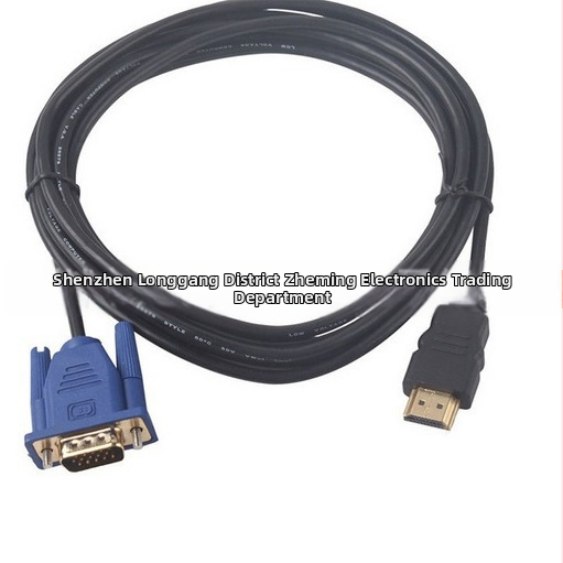 HDMI na VGA adaptér kábel – konverzia HDMI↔VGA, model HDMI TO VGA, jadro oceľ s meďou povlakou