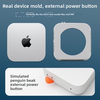 Mac mini M4 stojanová základňa, stolný držiak, rám na odvádzanie tepla, model 001, Strange leaves