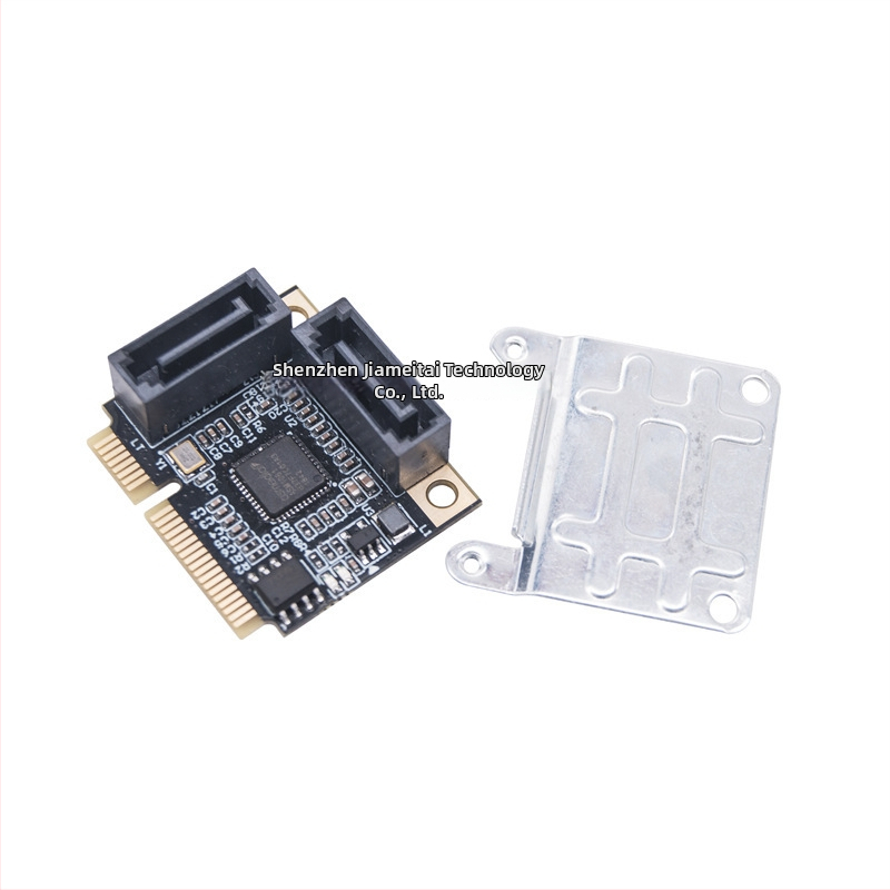 Mini PCIe adaptér s 2 portami SATA 3.0, M.2 Key A+E rozhranie, SATA 7-pin konektor, 6Gb/s