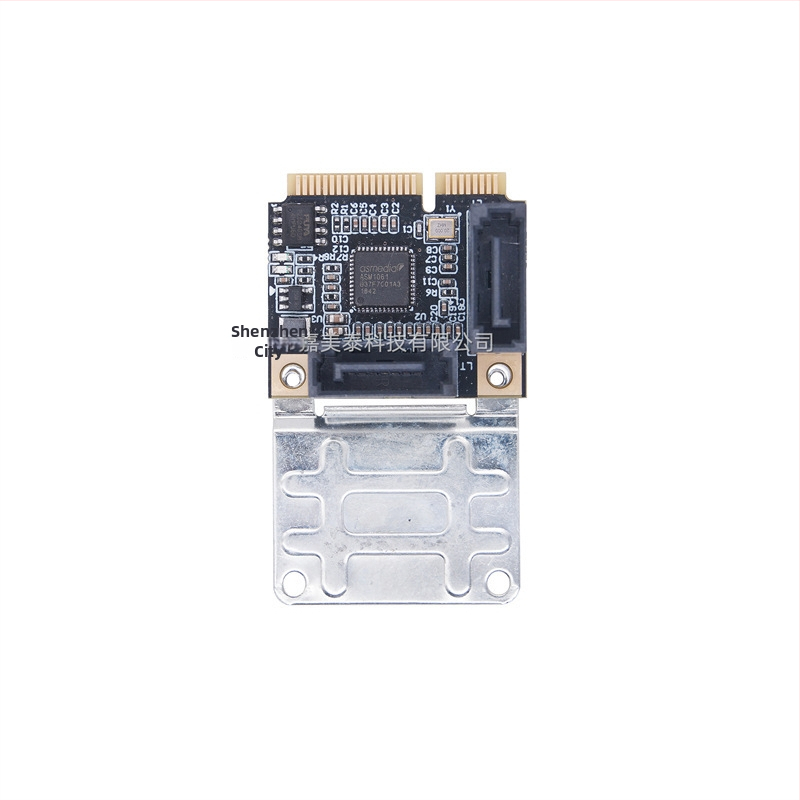 Mini PCIe adaptér s 2 portami SATA 3.0, M.2 Key A+E rozhranie, SATA 7-pin konektor, 6Gb/s