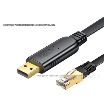 Striver καλώδιο USB προς κονσόλα για debugging, USB προς RJ45 σειριακή διασύνδεση, χαλκός πυρήνας, FT232/PL2303/CH340, μήκος 1.8 m