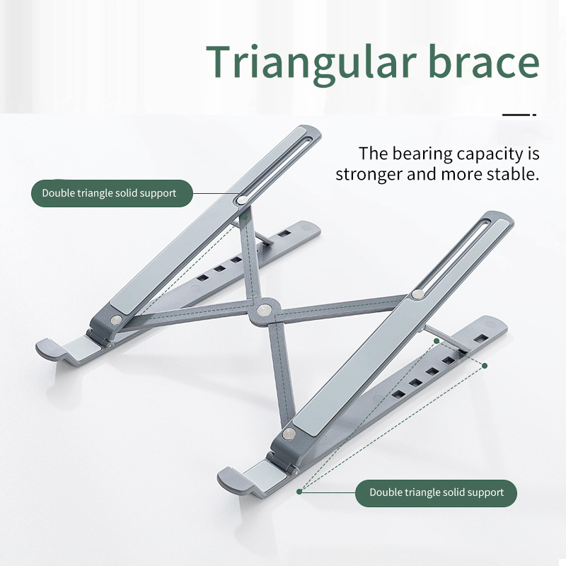 Στήριγμα φορητού υπολογιστή με αναδιπλούμενη ψύξη – ρυθμιζόμενο ύψος, βάρος 33 g, συμβατό με iPad/iPhone γενιές (Cooldini)