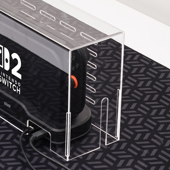 Capac protector din acril antipraf și impermeabil pentru baza de răcire Switch 2 — compatibil cu Switch, Switch OLED, Switch Lite; 286 g