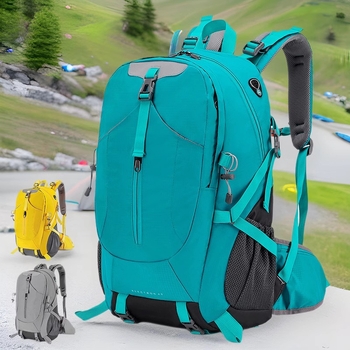 Sportski ruksak za planinarenje od najlona, vodootporan, zakrivljene naramenice, prozračan, antibakterijski.