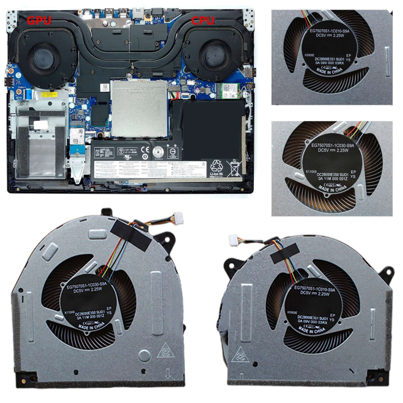 KEITE CPU ventilator za notebook Lenovo Legion Y540-15