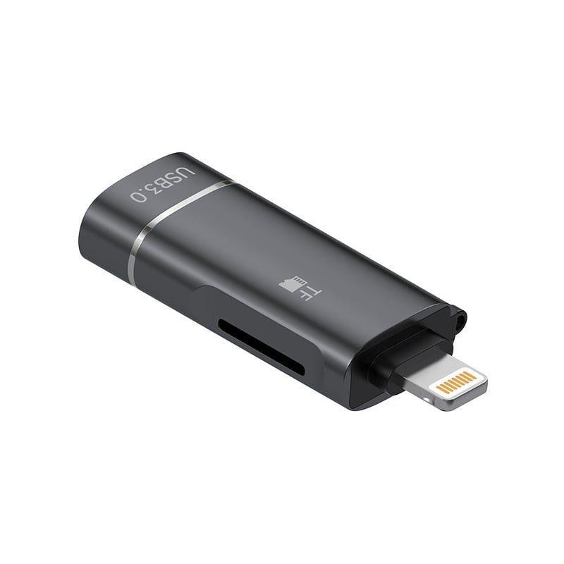 Type-C OTG 2-u-1 adapter s čitačem USB flash i microSD za Apple uređaje