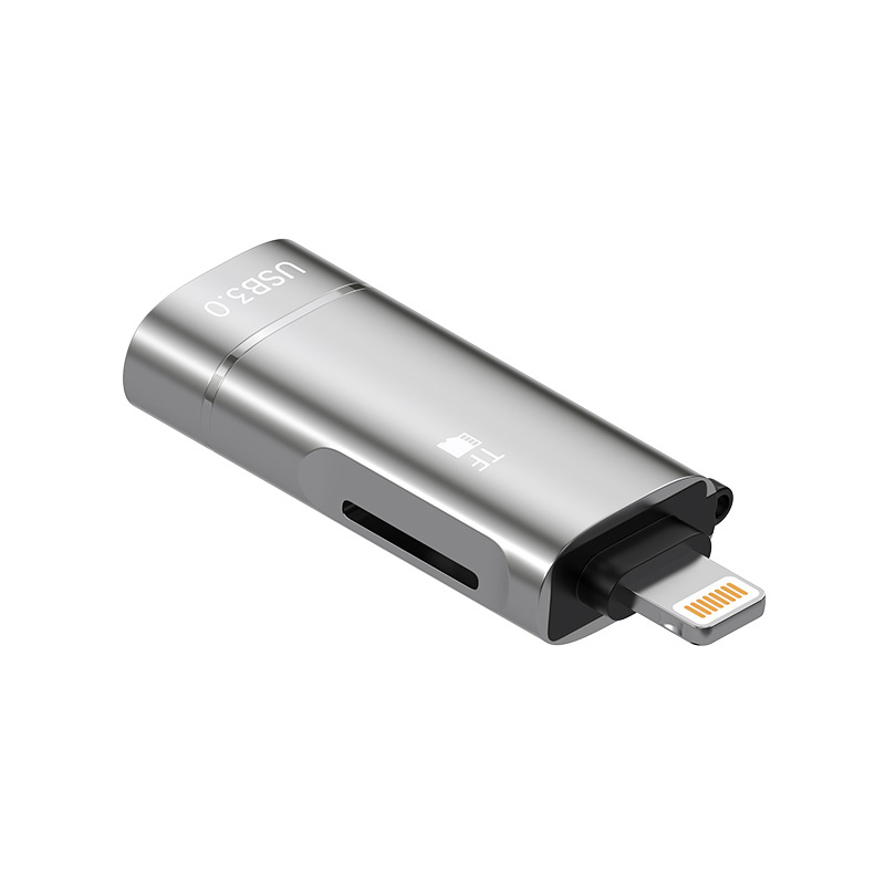Type-C OTG 2-u-1 adapter s čitačem USB flash i microSD za Apple uređaje