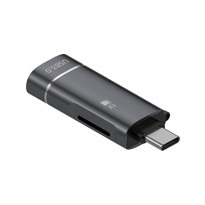 Type-C OTG 2-u-1 adapter s čitačem USB flash i microSD za Apple uređaje