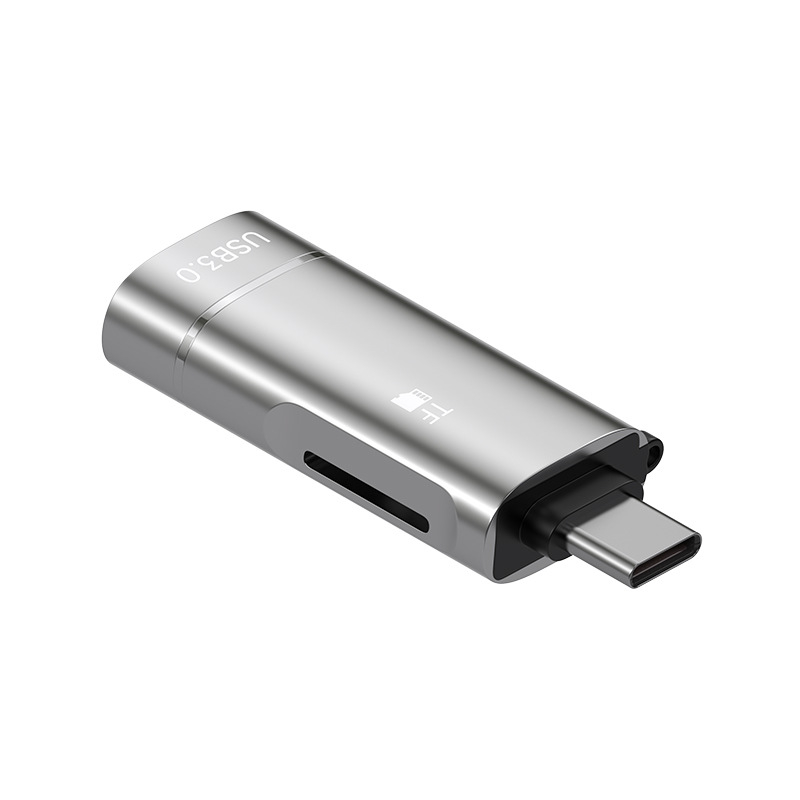 Type-C OTG 2-u-1 adapter s čitačem USB flash i microSD za Apple uređaje
