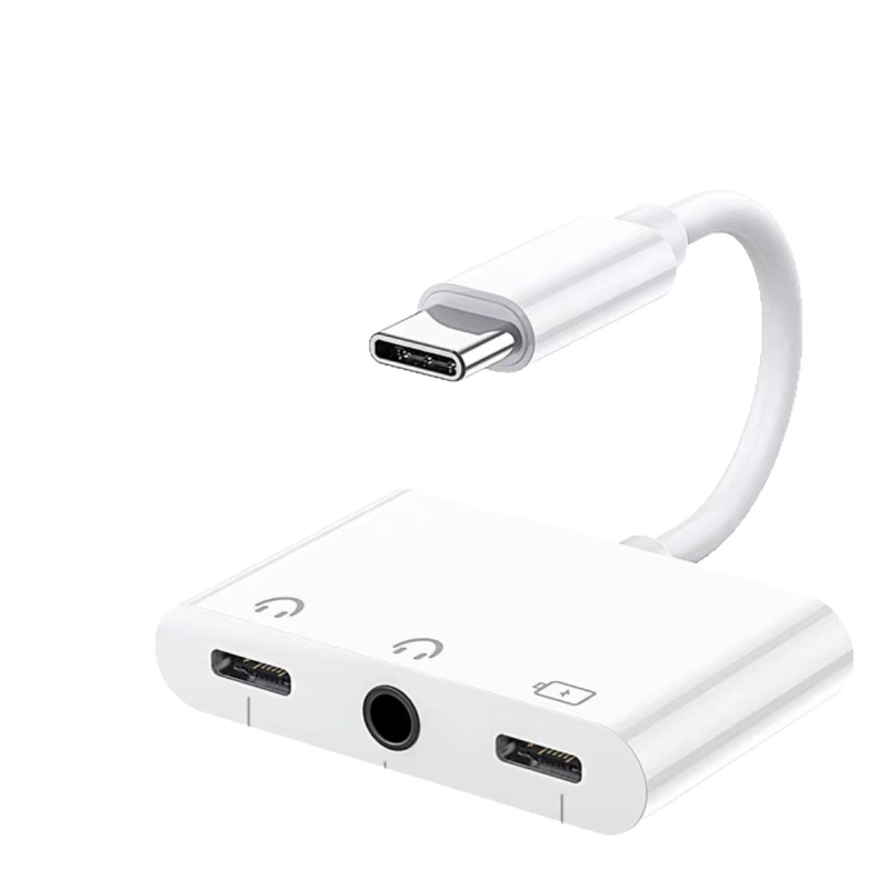 Dualni Type-C adapter 3-u-1 s izlazom od 3,5 mm i PD60W brzim punjenjem HWY-133