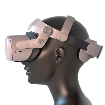 Fiitvr Elite T2 Power VR headset – ABS kućište, baterija 5200mAh, zamjenjivi remen za glavu, nosački dizajn na glavi, kompatibilno s Oculus Quest 2