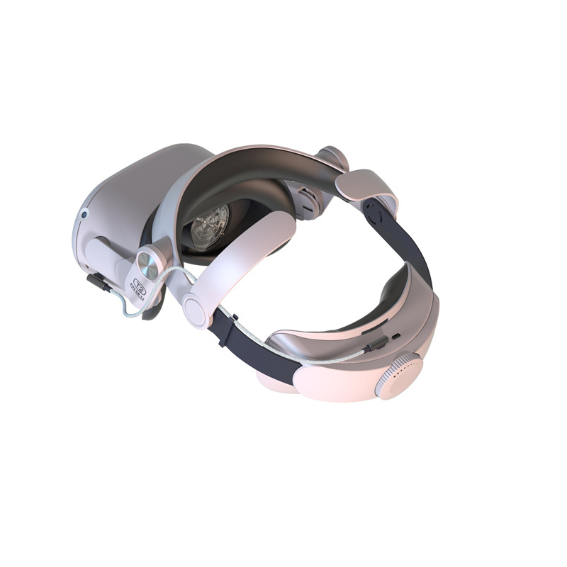 Fiitvr Elite T2 Power VR headset – ABS kućište, baterija 5200mAh, zamjenjivi remen za glavu, nosački dizajn na glavi, kompatibilno s Oculus Quest 2