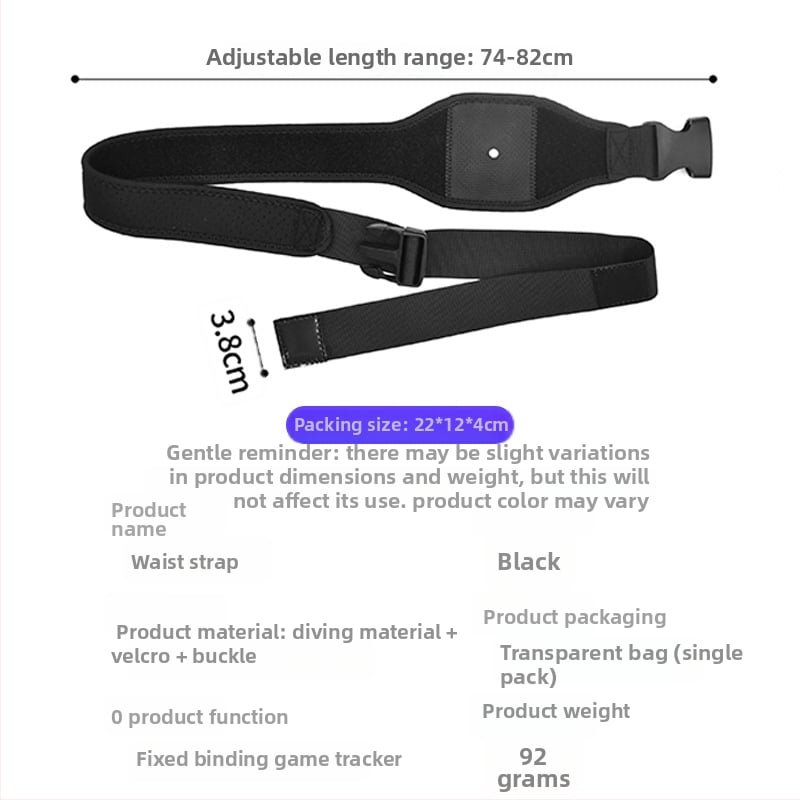 Bandă din material de scufundare pentru HTC Vive Tracker – 50/50 Nylon-Poliester, Amestec Nylon-Poliester, Jianlida, Curea VR pentru întreg corp