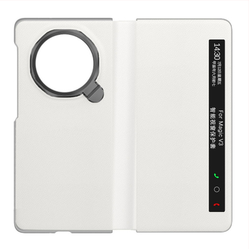 Kryt na Glory Magic V3 s magnetickým stojanom, proti pádu, proti otlačkom prstov, umelá koža, horúce lisovanie, podpora prispôsobenia