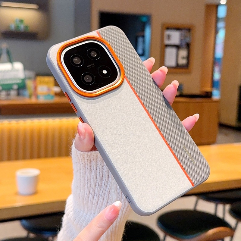 Ochranný kryt pre iQOO — PU koža, minimalistický štýl, proti pádu, vstrekované formovanie, kompatibilný s iQOO