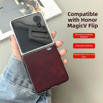 Tālruņa vāciņš Honor Magic V Flip 2 – Cortex materiāls, elektroplating pārklājums, krīšanas izturība, biznesa stils