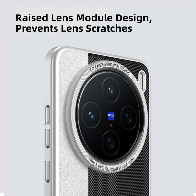 Vivo X200S stingrs vāciņš ar Sticker Skin – kritiena aizsardzība, pret pirkstu nospiedumiem, PC+PU