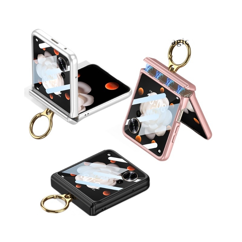 Honor MagicVflip telefona vāciņš ar stiprinājumu un magnētisku statīvu | Materiāls PC, Elektroplating, Pielāgošana, Funkcijas: stiprinājums, magnēts, kritienu aizsardzība