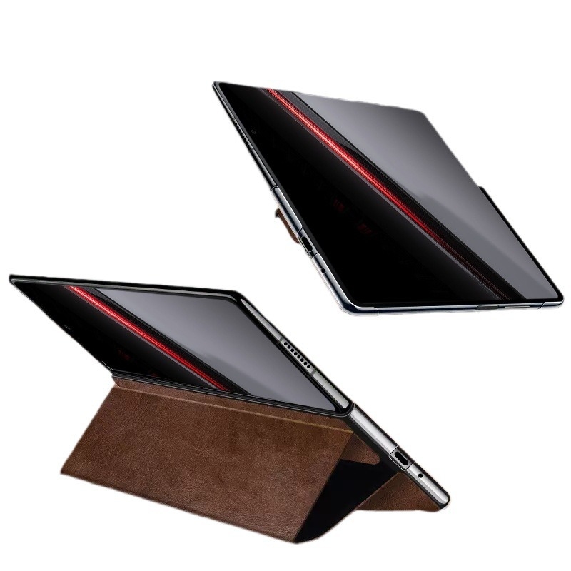 Kryt na telefón pre Honor MagicV2RSR – kožený, flip kryt s plnou ochranou, holster štýl, reliéfna úprava, proti pádu