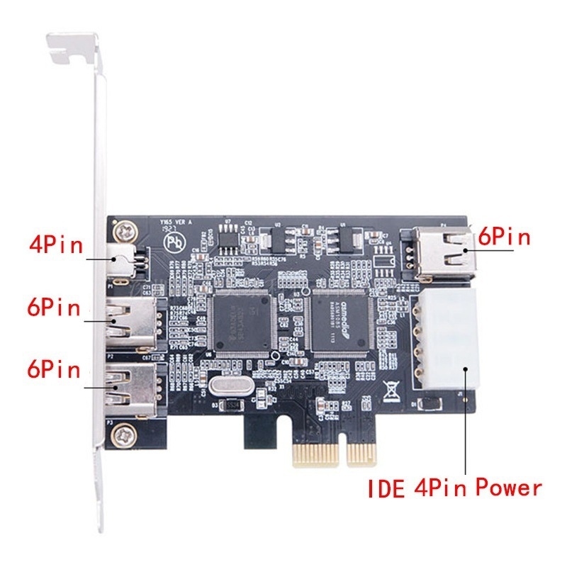 PCIe 1394A kartica za hvatanje videa za DV/HDV kamere