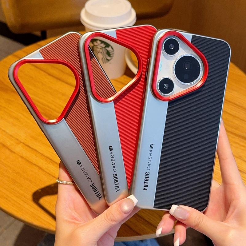 Huawei Pura80Ultra – husă pentru telefon în stil cameră instantanee, cu inel de obiectiv; Material PC; Electroplacare; Șocuri și protecție la cădere, Difuziune termică