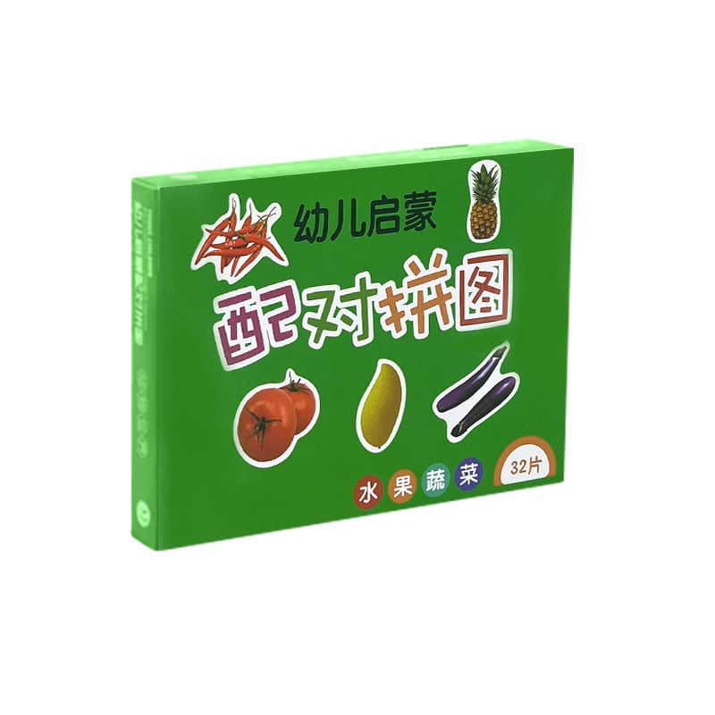 Образователни карти за съчетаване и пъзел за ранно обучение — карти за грамотност за деца на 4-6 години, унисекс, хартиени