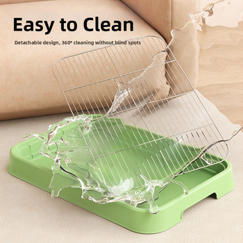 Psia toaleta – plastová miska na exkrety, dizajn proti šľapaniu, pre výcvik na záchod