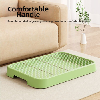 Psia toaleta – plastová miska na exkrety, dizajn proti šľapaniu, pre výcvik na záchod