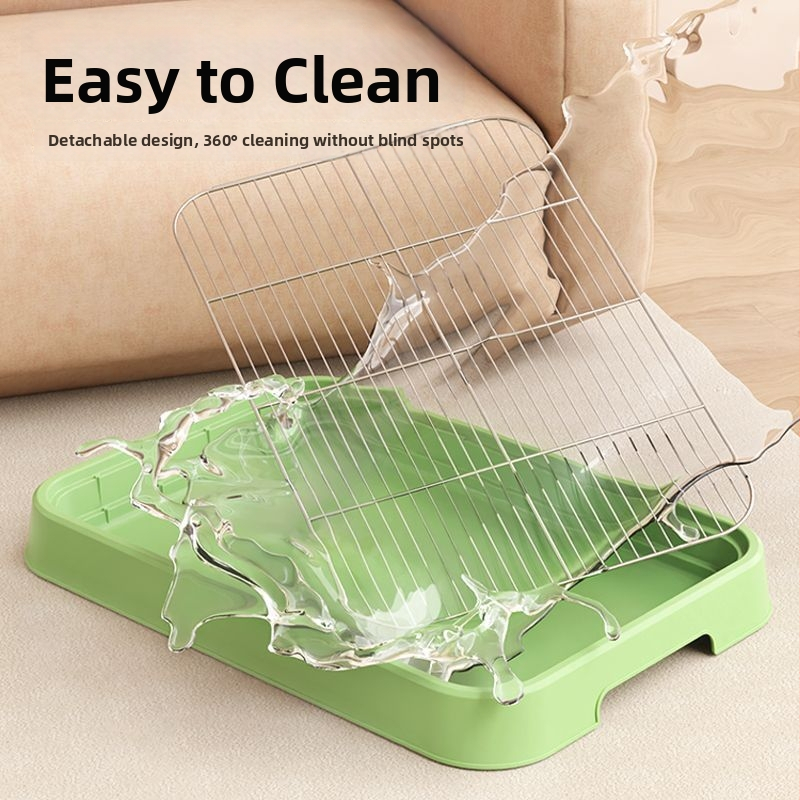 Psia toaleta – plastová miska na exkrety, dizajn proti šľapaniu, pre výcvik na záchod