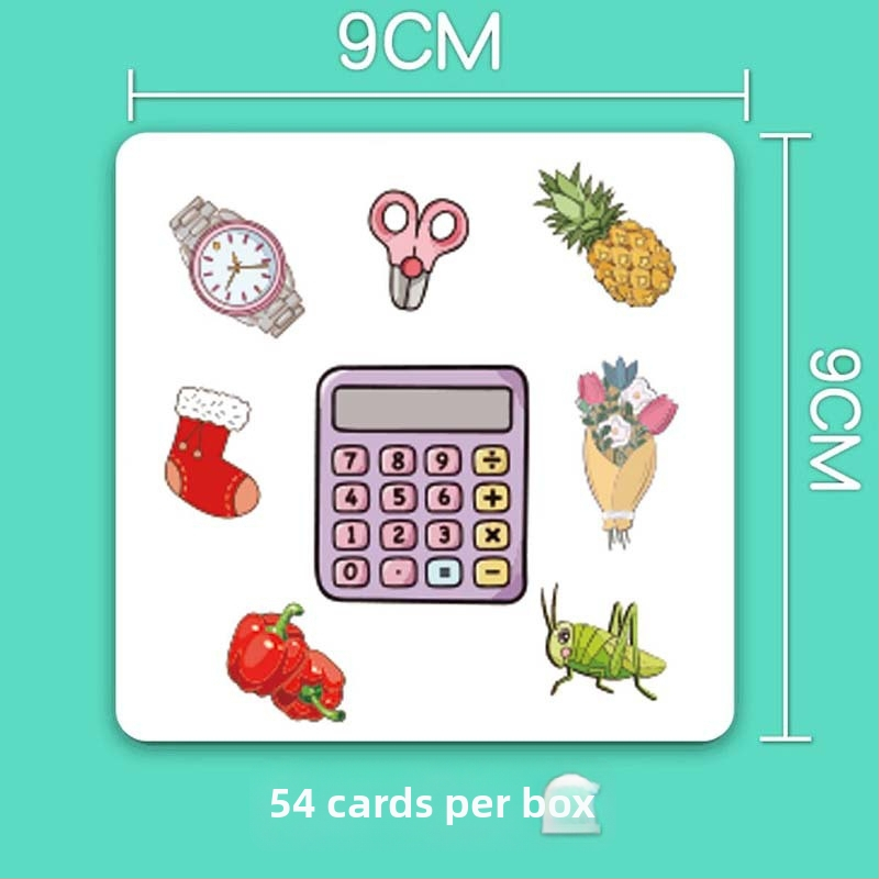 Deti kartová spoločenská hra: vzdelávacie karty na pamäť a myslenie, interaktívna hra rodičov a detí, podpora sústredenia (Materiál: Jam; Kategória: kartové spoločenské hry; Vek: 7–14; Rozvoj schopností: emocionálny, vizuálny, intelektuálny, koordinácia ru