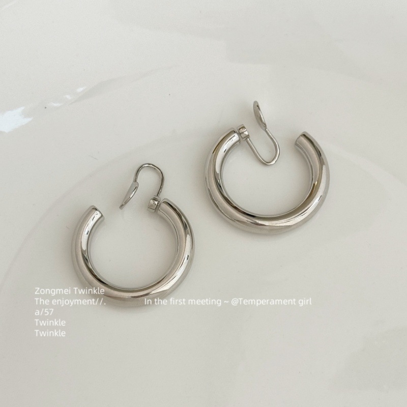 Meďové duté kruhové náušnice s geometrickým tvarom, elektroplatovaná úprava, vintage štýl, zapínanie s postou zo striebra 925