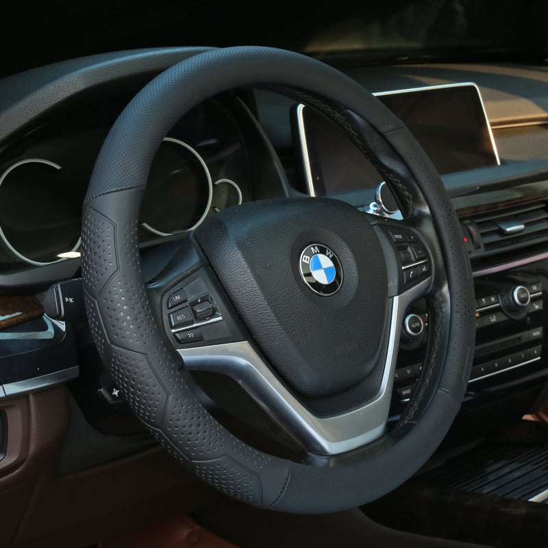 Κάλυμμα τιμονιού αυτοκινήτου, καθολική εφαρμογή, για όλες τις εποχές, επιφάνεια Ice Silk, γενική εγκατάσταση, ωραίο στυλ