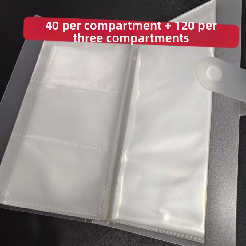 Biļešu un fotokartiņu uzglabāšanas albums, kristāla fotoalbums ar auduma vāku, bērnu fotogrāfijām, Ziemassvētku dāvana