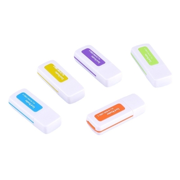 Αναγνώστης καρτών USB All-in-One με USB 2.0, εξωτερική εγκατάσταση, υποστηρίζει CF/SD/TF/MicroSD/MMC